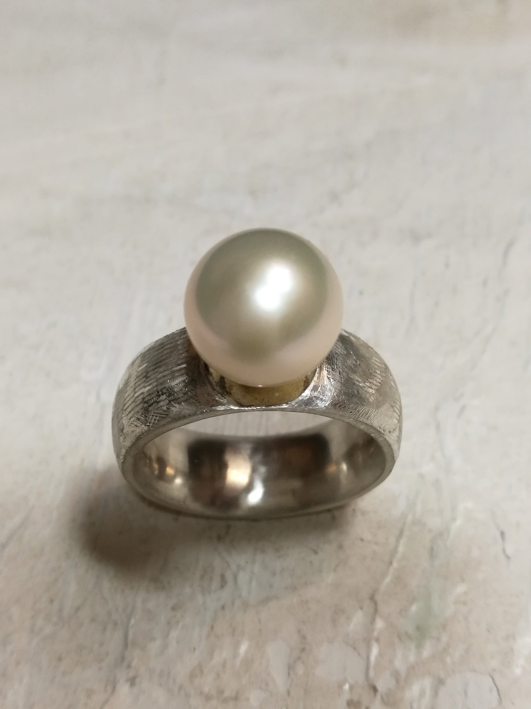 Anello Perla Grosso