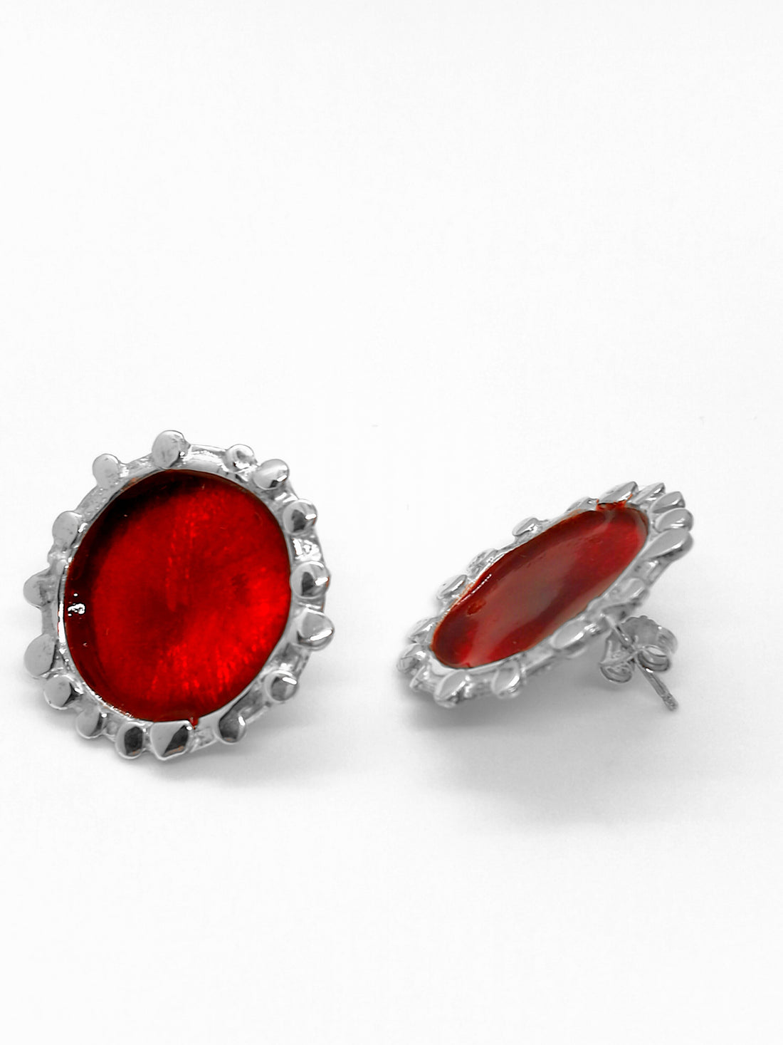 Orecchini Girasole Rosso